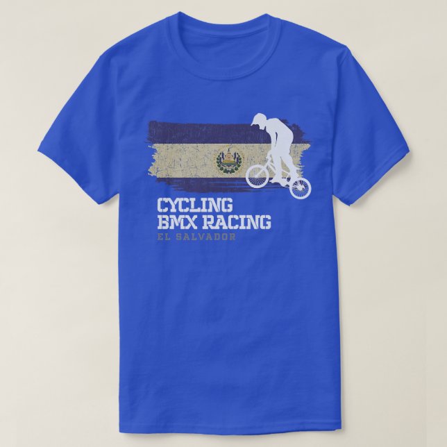 Camiseta BMX Bike El Salvador Banking Cycling Racing BM (Frente do Design)