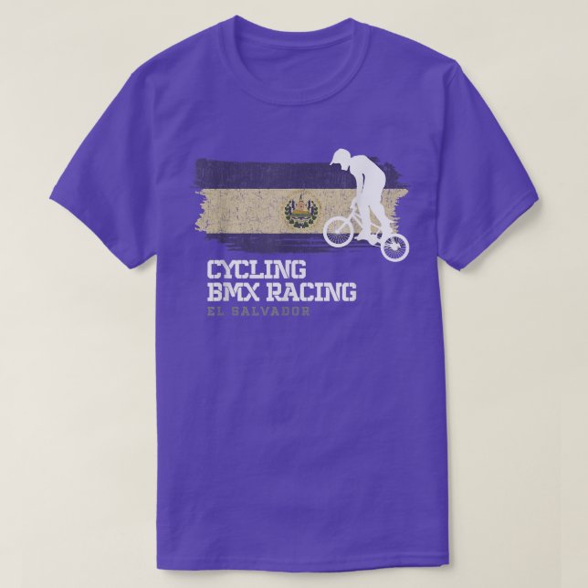 Camiseta BMX Bike El Salvador Banking Cycling Racing BM (Frente do Design)