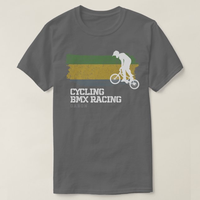 Camiseta BMX Bike Gabon Banking Cycling Racing BMX 307 (Frente do Design)