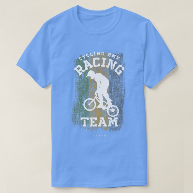 Camiseta BMX Bike Gabon Banking Cycling Racing BMX 308 (Frente do Design)