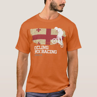 Camiseta BMX Bike Georgia Flag ciclismo BMX 3