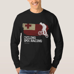 Camiseta BMX Bike Tonga Flag ciclismo BMX