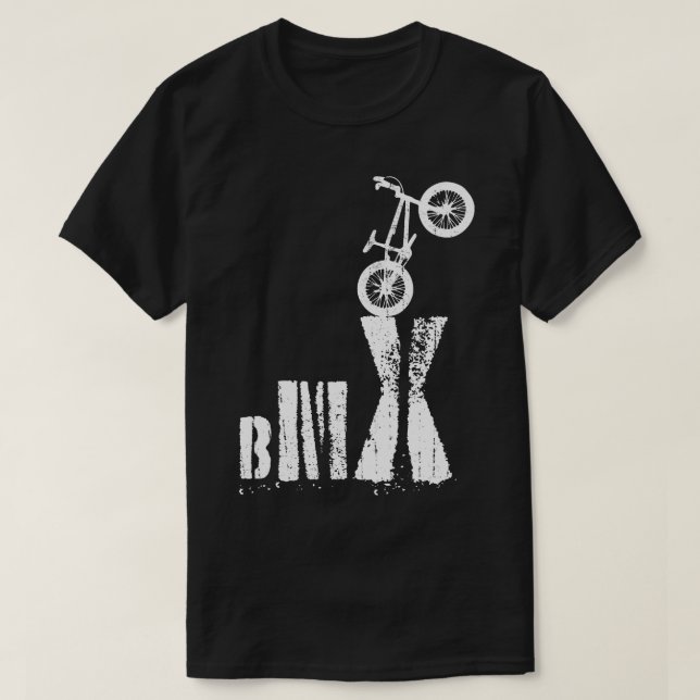Camiseta BMX Biker Bicicleta Bicicleta Perfeito Gift 2 (Frente do Design)