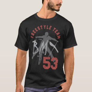 Camiseta BMX da Equipe de Estilo Livre