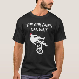Camiseta BMX Driver de Natal BMX Bike Bicicleta Engraçado 