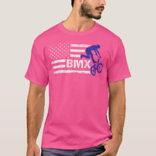 Camiseta Bmx Flag Usa American Flag Esporte Fan Bike