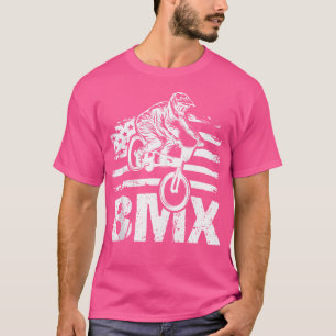 Camiseta Bmx Flag Usa American Flag Sport Fan Bmx Bike