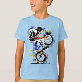 Camiseta Bmx Flatland Bike Colorida