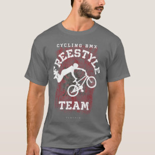Camiseta BMX Freestyle Bike Albânia Flag Biking Cycling BMX