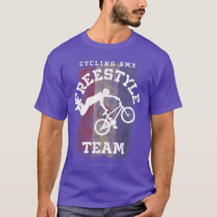 Camiseta BMX Freestyle Bike Paraguai Flag Biking Cycling BM