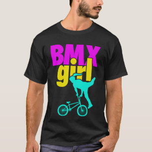 Camiseta BMX Girl Bike Rider Racer Stunts Gift