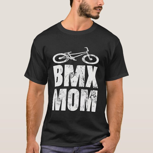Camiseta Bmx Mãe Hoodie Gift Para Dia de as mães (Frente)
