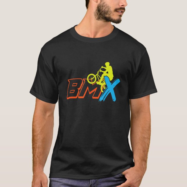 Camiseta BMX Motocross Extreme BMX Bike Bicycle Cycling BMX (Frente)