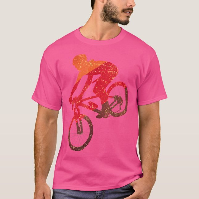 Camiseta Bmx Mtb Stunts Bicicleta De Bicicleta Hike Funny M (Frente)