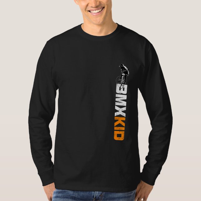 Camiseta Bmx Para Crianças De Todas As Idades, Bmx Em Circu (Frente)