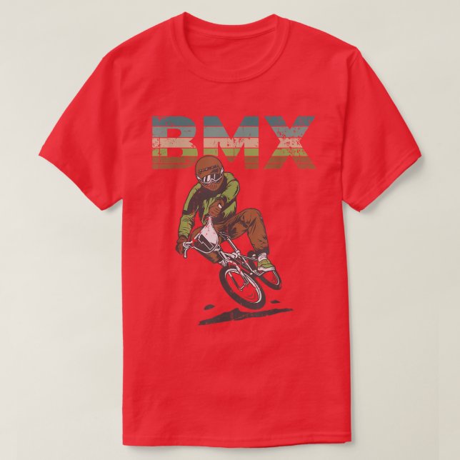 Camiseta BMX Pedal Mountainbike Triathlon Downhill cycle Ri (Frente do Design)