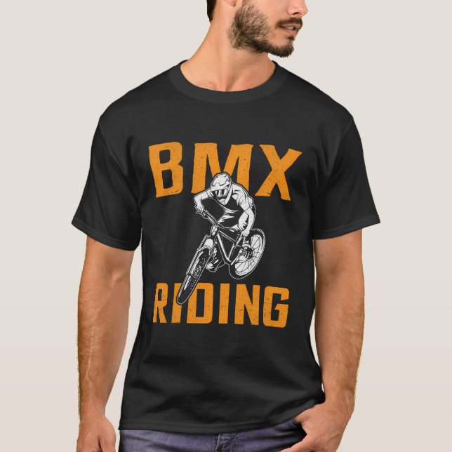 Camiseta Bmx Race Bike Gift Para Homens Adultos Gi (Frente)