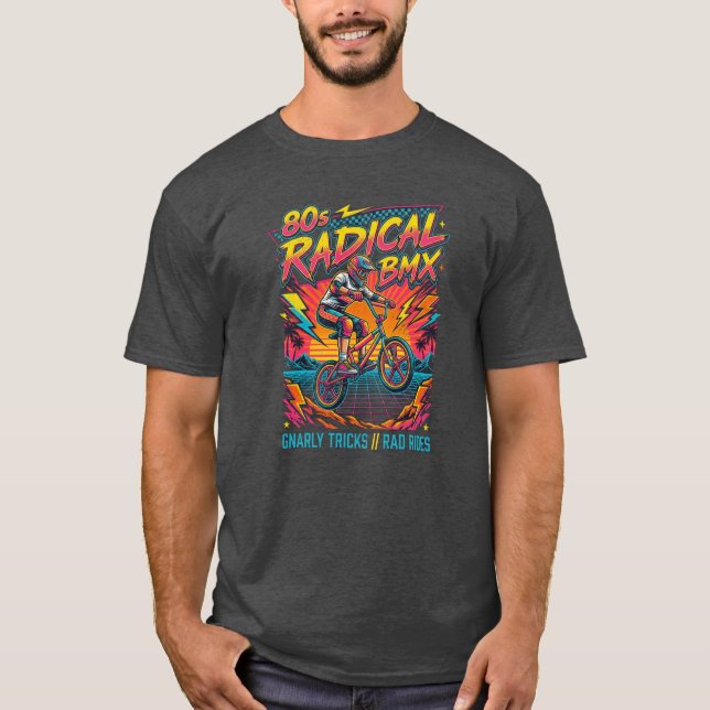 Camiseta BMX Radical dos anos 80 (Frente)