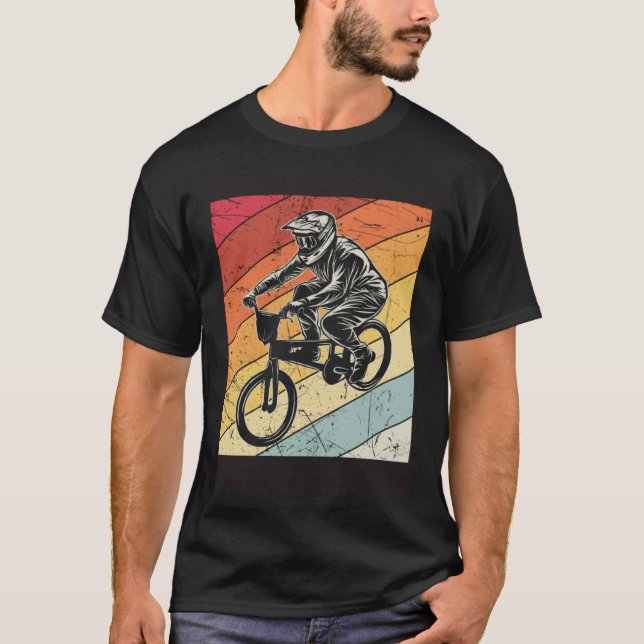 Camiseta BMX Retro Vintage Bike Freestyle Bicycle (Frente)