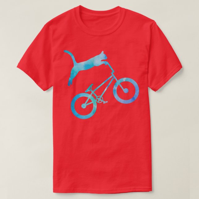 Camiseta Bmx Stunt Cat Mountain Bike Dirt Bike  (3)  (Frente do Design)