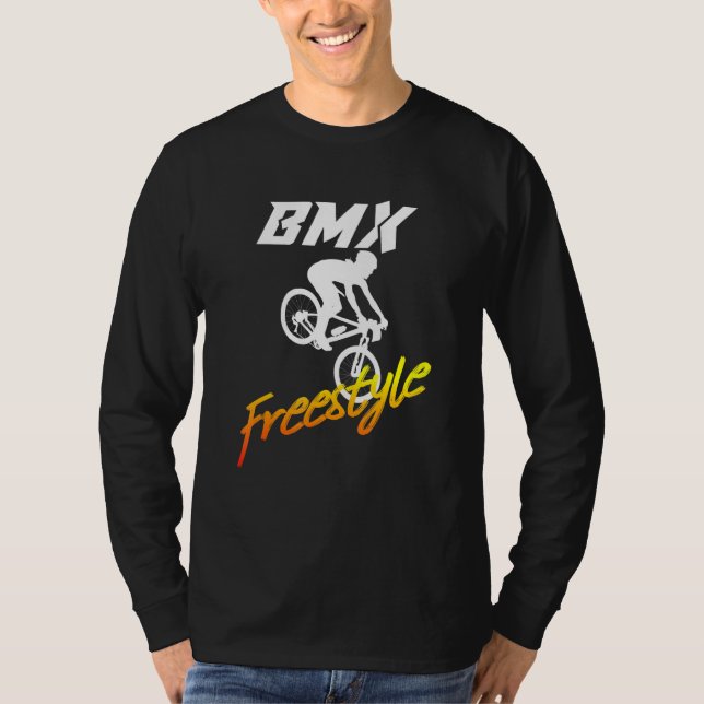 Camiseta Bmx Stunts Bike Bicycle Motocross 12 (Frente)