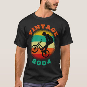 Camiseta BMX Vintage 2004 Birthday Bicycle BMXer Bike