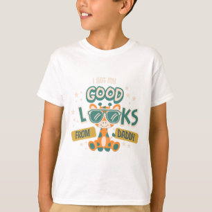 Camiseta Boa Aparência Do Papai Citação Divertida De Crianç
