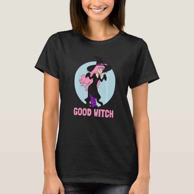 Camiseta Boa Bruxa Assustadora do Halloween (Frente)