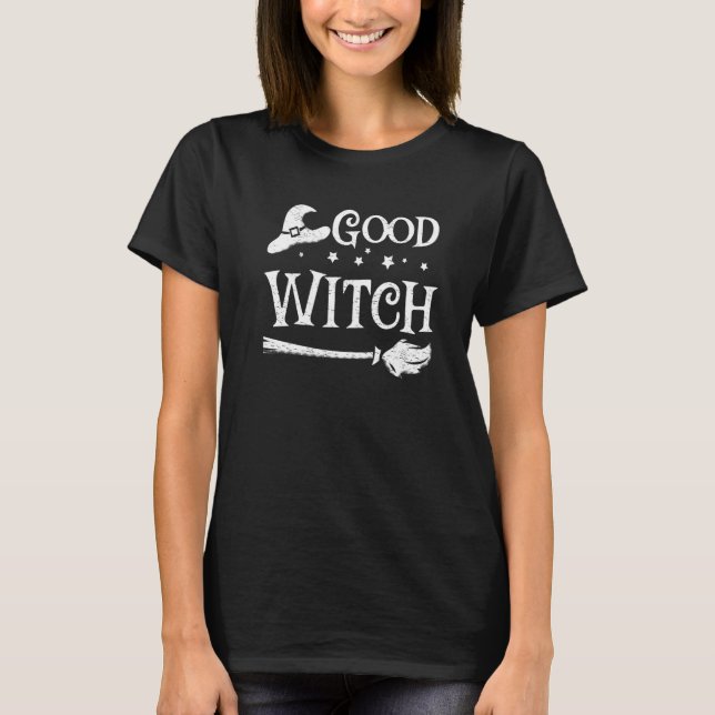 Camiseta Boa Bruxa Bruxaria Halloween (Frente)
