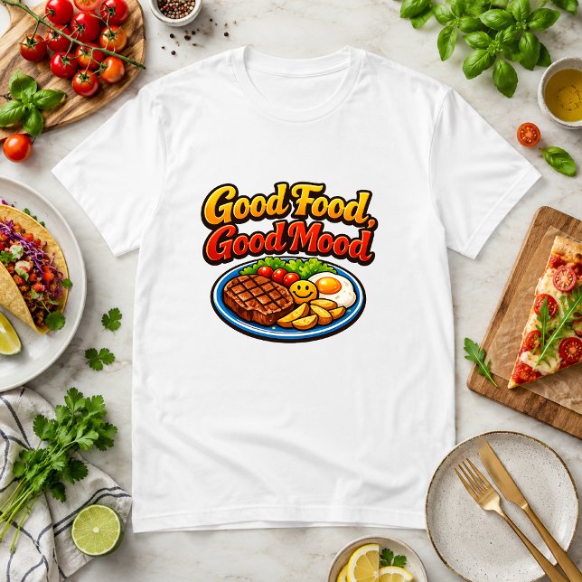 Camiseta Boa Comida, Humor de Comida Boa steak  (Criador carregado)