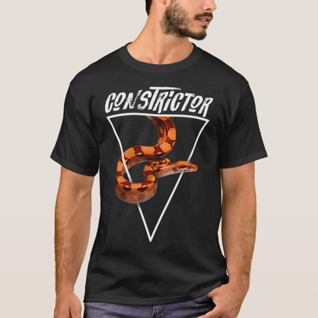 Camiseta Boa Constritor Geométrico (Frente)