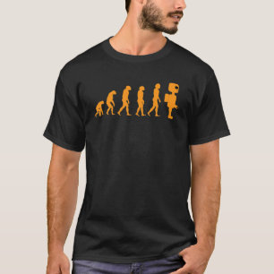 Camiseta Boa Evolução Engraçada Para Eletrônicos Robôs