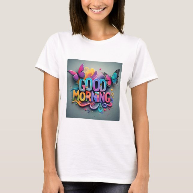 Camiseta Boa Manhã T-Shirt (Frente)