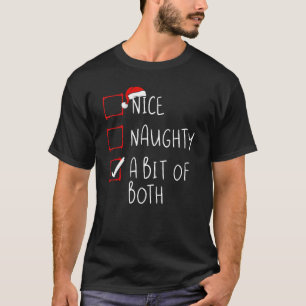 Camiseta Boa Noite De Ambos Os Lista De Natal San Xmas