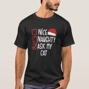 Camiseta Boa Noite Perguntar aos Papais noeis Xmas da Lista