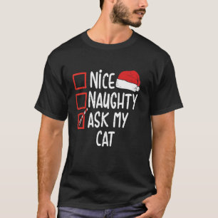 Camiseta Boa Noite Perguntar aos Papais noeis Xmas da Lista