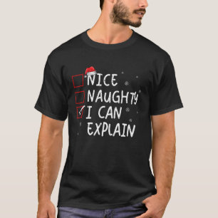 Camiseta Boa Noite Posso Explicar O Natal Engraçado Xmas Sa
