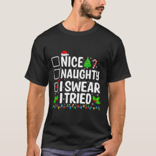 Camiseta Boa Noite Que Juro Tentei Adolescentes Xmas Boys M