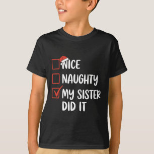 Camiseta Boa Noite Que Minha Irmã Fez O Chapéu De Natal