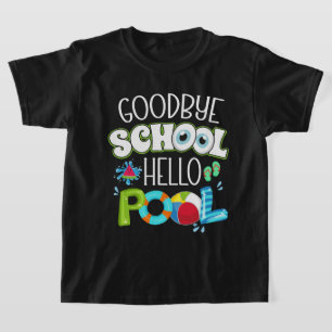 Camiseta Boa Piscina De Alô Na Escola No Dia Passado Engraç