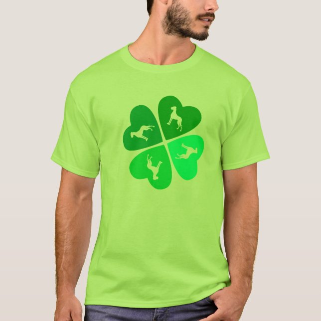 Camiseta Boa Sorte Dogue Alemão (Frente)