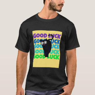 Camiseta Boa Sorte Legal Gato T-