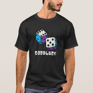 Camiseta Boa Sorte, Retro Casino Dice Player Casi