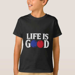 Camiseta Boa Vida de Boliche Byll Jogador de Boliche Equipe