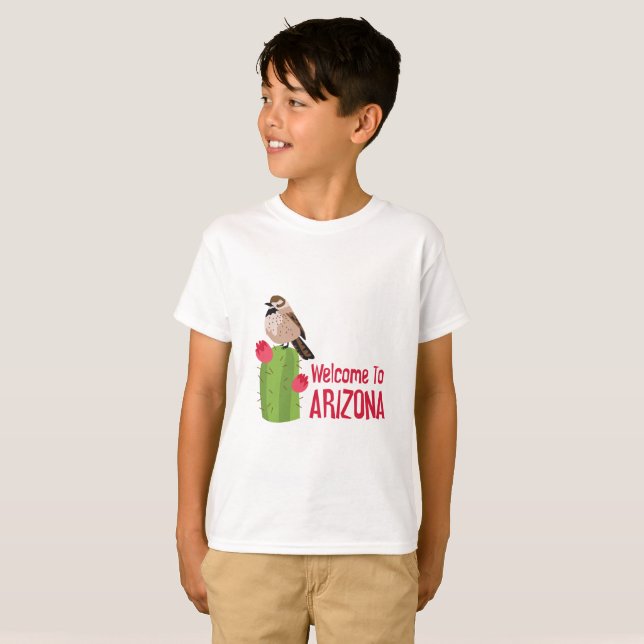 Camiseta Boa vinda à arizona (Frente Completa)