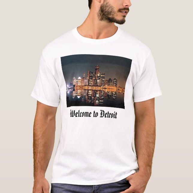 Camiseta Boa vinda a Detroit (Frente)