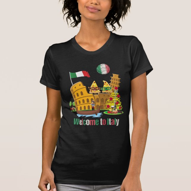 Camiseta Boa vinda a Italia (Frente)