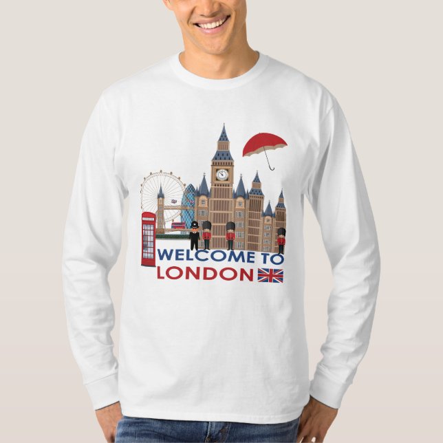 Camiseta Boa vinda a Londres (Frente)