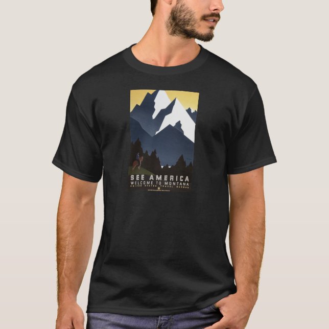 Camiseta Boa vinda a Montana (Frente)