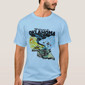 Camiseta Boa vinda a Oklahoma. É isto um grande estado ou